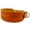Orange, variant on Real Leather Tapered Dog Collar 1.75" Wide, Fits 15"-19" Neck, Medium