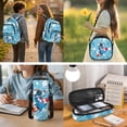 thumbnail image 5 of Yspwyqan Kids Backpack Set Ages 8-15, Astronaut Blue Space Backpack and Lunch Box with Water Bottle Bag, 17 Inch Lightweight Casual Daypack Front Pocket for School Travel, 5 of 7