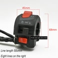 thumbnail image 4 of Lefu 22mm Motorcycle Handlebar Control Switch Push Button For Suzuki EN125 HJ150 2024 Hot Sale Brand. New And, 4 of 8