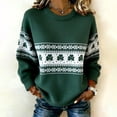 thumbnail image 2 of Women's St. Patrick's Day Sweatshirts 2026 Shamrock Printed Crewneck Knit Sweaters Long Sleeve Pullover Casual Y2K Spring Tops, 2 of 4