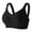 Black, variant on Nursing Bras Women Plus Size Seamless Bra Thin Minimizer Bra with Side Control & Anti-Sag Pink M