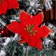 thumbnail image 3 of 30 piezas de decoración de árbol de Navidad artificial con flores rojas para boda o Navidad, 3 of 5