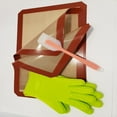 thumbnail image 5 of Non Stick 3 Pieces Silicone Baking Mats, Baking Gloves, Silicone Spatulas Food Safe- Baking Accessories By ITPCINC, 5 of 5