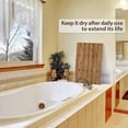 thumbnail image 3 of Bambloom Bath Mat,Bamboo Large Shower Mat w/ Non-Slip Pads,21.3x14.2in,Walnut, 3 of 9
