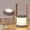 Gray, variant on YUNOVA 4-in-1 Foldable Table Lamp, USB Retractable LED Light, Wooden Handle Portable Lantern Light and Flashlight, Touch Control Dimmable 3 Level Brightness Night Light for Reading, Outdoor Camping
