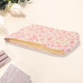 thumbnail image 2 of 1 Pc Bolsa de Maquillaje Floral Portátil para Mujeres para Viajes Vacaciones Camping Algodón Rosa, 2 of 3
