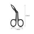 thumbnail image 2 of paquetes de pinzas para cejas, pinzas para cejas con forma de tijera, pinzas de punta recta, pinzas de punta plana, depiladora de vello, 2 of 5