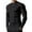 BK3, variant on Men's Compression Shirts Thermal Long Sleeve Athletic Workout Tops Gym Undershirts Sports Baselayers Running T Shirt for Men,Color:BK3,Size:L