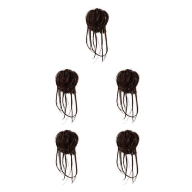 Guardoinrt Curly Hair Bun Any Occasion And Hair Type Made Of Materials Ponytail Extension 2/33 5Set