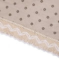 thumbnail image 2 of Norbi Microwave Oven Cover Dust Oil Proof Cloth with Storage Pockets Cotton Linen Kitchen Toaster Appliance Protector White #C, 2 of 8