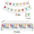 thumbnail image 3 of Rainbow Party Supplies - Birthday Banner, Colorful Mini Polka Dot Paper Plates, Napkins, Cups, Tablecloth, Knives, Fork, Spoon and Straws for Kid Adult Party Decorations, Serves 20 Guests, 3 of 7