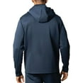 thumbnail image 2 of Spyder Active Men's Long Sleeve Stretch Full Zip Hoodie Jacket (Small/Blue), 2 of 4