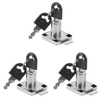 unbranded 3pcs Cabinet Security Lock Metal Lock Electric Box Security Lock with Key Safe Box Lock