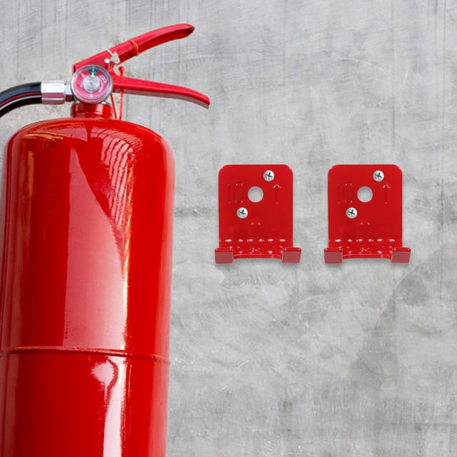 Raindrops 4Ud Soporte Para Extintor De Incendios Montaje En Pared Con Instalación Fácil Y Material De Hierro