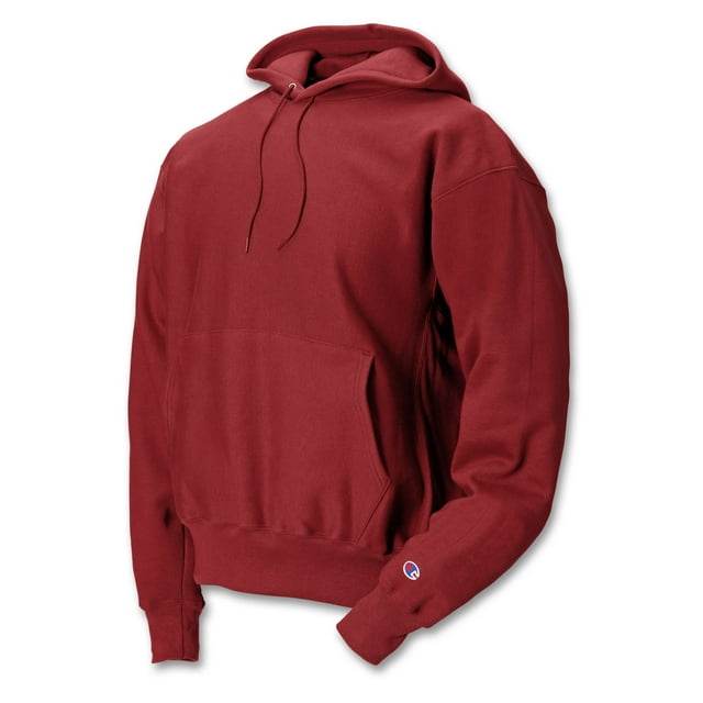 Champion Chandail à Capuchon en Molleton Reverse Weave pour Hommes, TTG, Cardinal