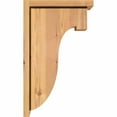 thumbnail image 3 of 7 1/2"W x 12"D x 20"H Del Monte Smooth Corbel w/Backplate, Western Red Cedar, 3 of 9