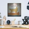 thumbnail image 6 of Luxe Metal Art 'Golden Dog Canoe Co Right Facing' by Ryan Fowler, Metal Wall Art, 12"x12", 6 of 8