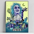 thumbnail image 5 of Póster de película clásica B-Beetlejuice, comedia de terror, película vintage de Tim Burton, pintura en lienzo, arte de pared, imágenes, decoración de la habitación del hogar, 5 of 5