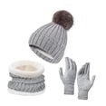 thumbnail image 2 of Conjunto de gorro Bufanda y Guantes Salvador Gris, 2 of 9