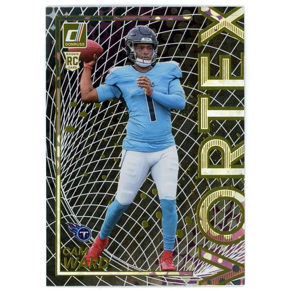 NFL 2025 Panini Donruss Football Vortex Cam Ward #17 [Rookie]