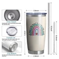 thumbnail image 3 of Music Teacher Gifts - 20 Oz Double Wall Insulated Tumbler Cup with Lid & Straw | Durable, Scratch-Resistant Design | Perfect Educator Gift for Coffee & Tea Lovers, 3 of 5