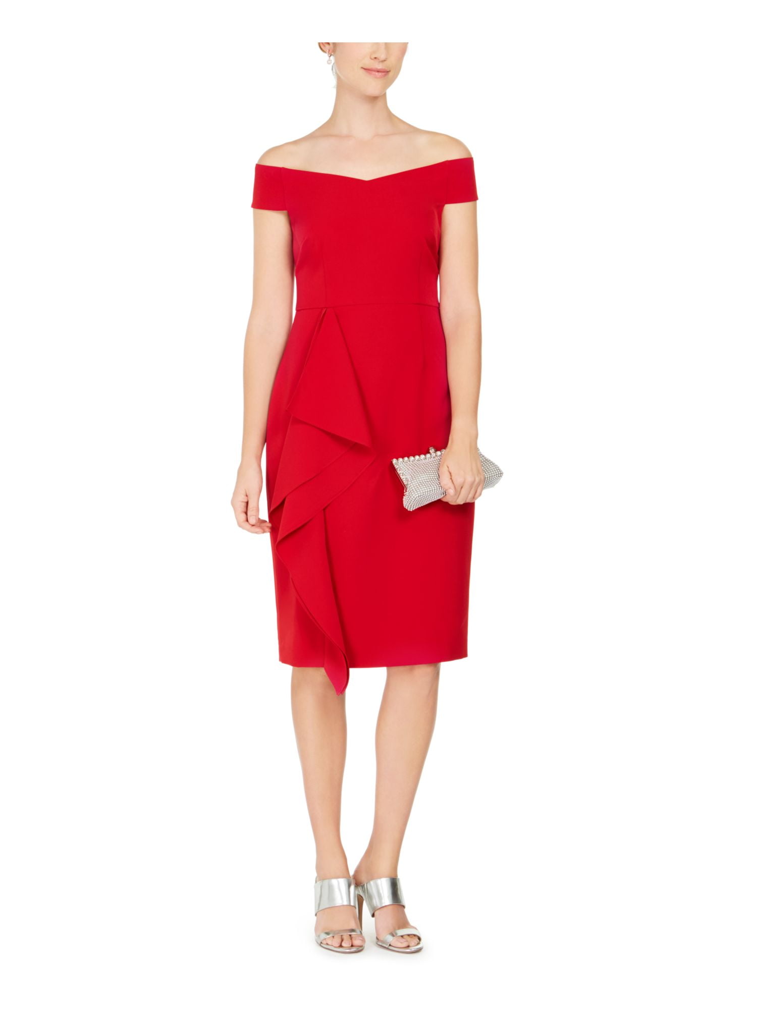 vince camuto red dress