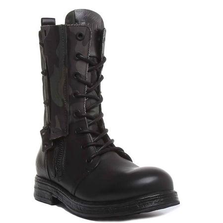 

Replay Darling Women s Side Zip With Stud Lace Up Boots In Black Size 8