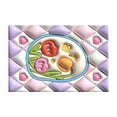 thumbnail image 2 of Small Fresh Expansion Flower Diatom Mud Floor Mat Bathroom Bathroom Non-slip Mat Absorbs Water Easy To Dry And Easy To Clean Floor Mat, 2 of 2