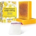 thumbnail image 1 of Kojic Acid Soap, Turmeric Soap Bar, Lemon Turmeric Kojic Acid Soap Bar For Dark Spot, For All Skin Types Men Women Face Body, 1 of 5