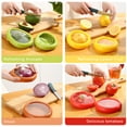 thumbnail image 3 of Advancent Frigorífico para el hogar, contenedor transparente para frutas y verduras, caja de mantenimiento fresca sellada a prueba de polvo, Cocina y Comedor Verde, 3 of 6