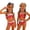 Red(American Flag Stars Striped), variant on 4th of July Girls Swimsuit Size 7 2 Piece Set Swim Vacation Girls Bathing Suit Beach Vacation American Flag Stars Striped Bikinis 2026 Summer Girls Clothes Kids Bikini Swim Suit Black 1-2 Years