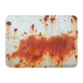 thumbnail image 1 of NUDECOR Brown Plate Old Metal Iron Rust Dirty Industrial Material Pattern Doormat Floor Rug Bath Mat 23.6x15.7 inch, 1 of 1