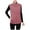 Pink, variant on Fanxing Fleece Vest for Women Stand Collar Zip Up Sleeveless Sherpa Jakcet Winter Warm Lightweight Waistcoat with Pocket Purple L