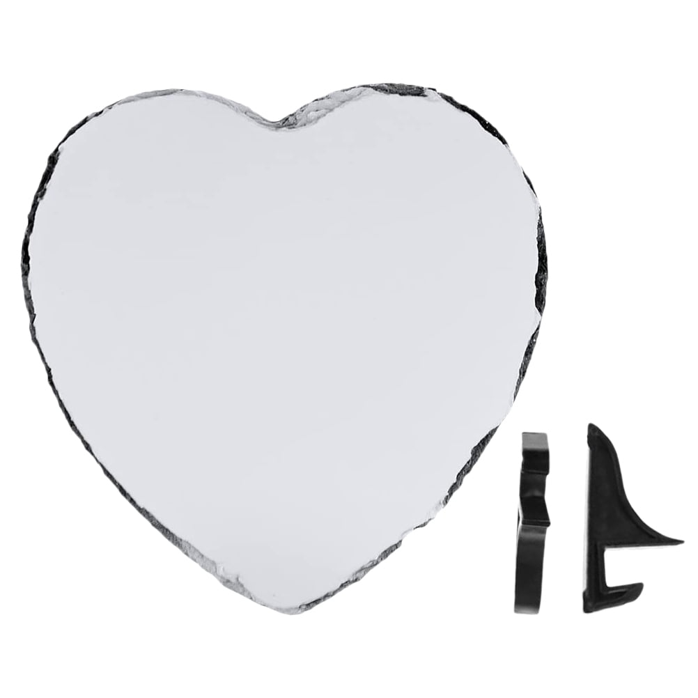 Personalized Picture Frames Heart Shape Slate Photo Plaque Novelty