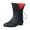 Blue, variant on Retro Ankle Boots for Women Flat Lace Up Wide Calf Riding Booties Soft Leather Non Slip Walking Shoes