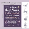 thumbnail image 3 of Bestie Gifts for Women - Best Friend Blanket Gift 60 x 50 Inch - Bestie Gift on Mothers Day, Best Friend Happy Birthday Gifts - Friendship Flannel Throw Blanket Thinking of You Far Away Gifts, 3 of 5