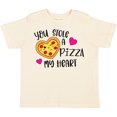 thumbnail image 3 of Inktastic Valentine's Day You Stole a Pizza of My Heart Boys or Girls Toddler T-Shirt, 3 of 5
