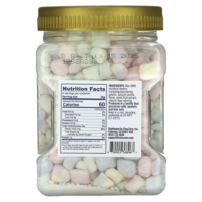 ChocZero Freeze Dried S'mallows, Vanilla, 4 oz (112 g) - Walmart.com