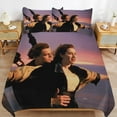 thumbnail image 1 of Titanic Light Feel Soft Touch Consistent Fabric Smooth Sleep Layer Duvet Cover Sets Comfort Kit, 1 of 5