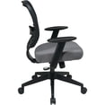 thumbnail image 3 of Space seating Professional Dark Air Grid Back Managers Chair with Custom Fabric Seat, 3 of 3