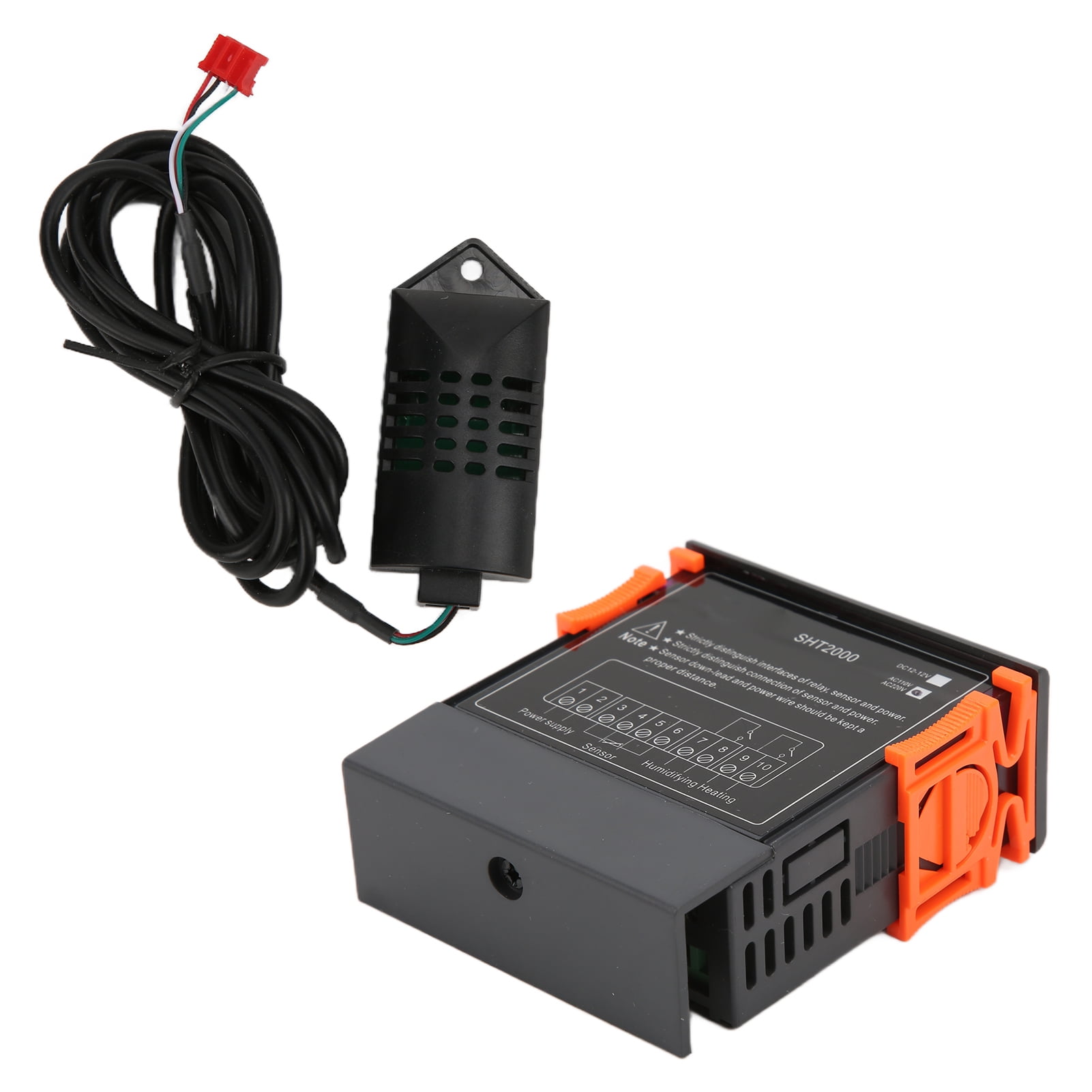 Temperature Controller 2 in 1 Temperature and Humidity Controller for Incubation Greenhouse 110‑220V