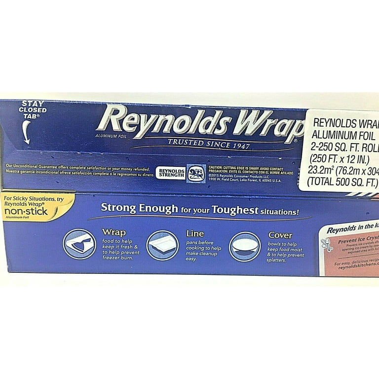 Reynolds Wrap Aluminum Foil - 250 sq. ft. - 2 Count