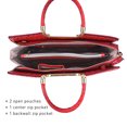 thumbnail image 3 of Womens Handbag Top Handle Shoulder Bag Tote Satchel Purse Work Bag with Matching Wallet, 3 of 7