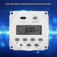 thumbnail image 2 of 12v Mini Lcd Digital Lcd Power Weekly Timer Relay Switch Digital Timer Power Timer Control With Waterproof Cover White, 2 of 5