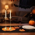 thumbnail image 1 of Iron Candle Centerpiece Decorative Tabletop Candelabra Modern Geometric Candle Stand Dining Room Iron Candle Display, 1 of 8