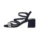 thumbnail image 3 of Sandalias Para Mujer Con Brillos Casuales Formales Negro negro 24 Clasben 024D5A, 3 of 6