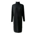 thumbnail image 6 of Women's Winter Maxi Sweater Dress Oversize Long Sleeve Knit Pullover Bell Loose, 6 of 6