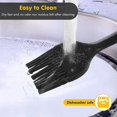 thumbnail image 7 of Eddeas Silicone Basting Pastry Brush, Heat Resistant Pastry Brush, Great for BBQ Grill Baking Kitchen Cooking, Strong Steel Core and One-Pieces Design, BPA Free and Dishwasher Safe (2PCS 11 inch), 7 of 7