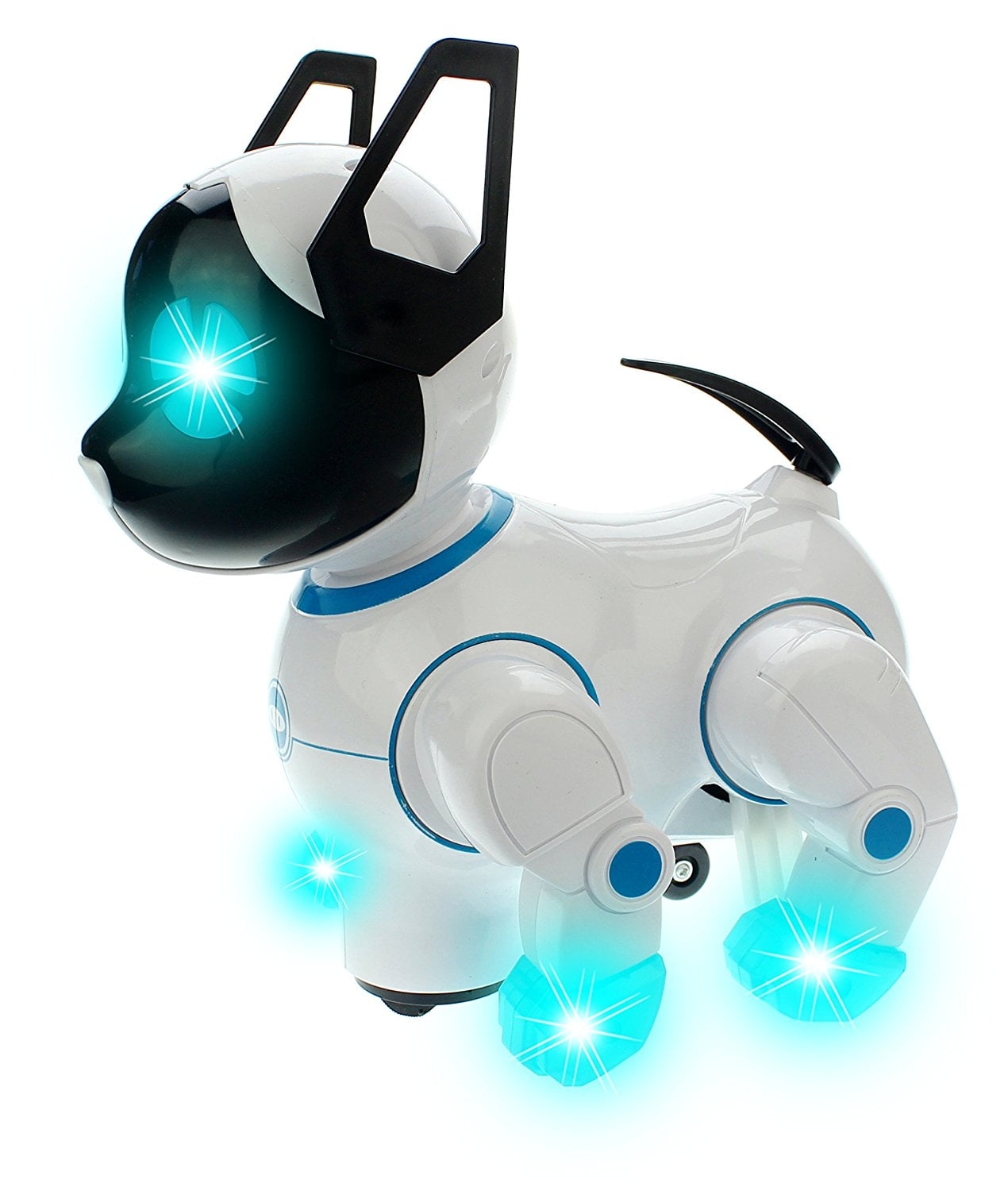 Smart Robot Dancing Dog Battery Operated Kid's Bump and Go Toy w