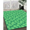 thumbnail image 2 of Ahgly Company Indoor Rectangle Patterned Neon Green Area Rugs, 4' x 6', 2 of 6